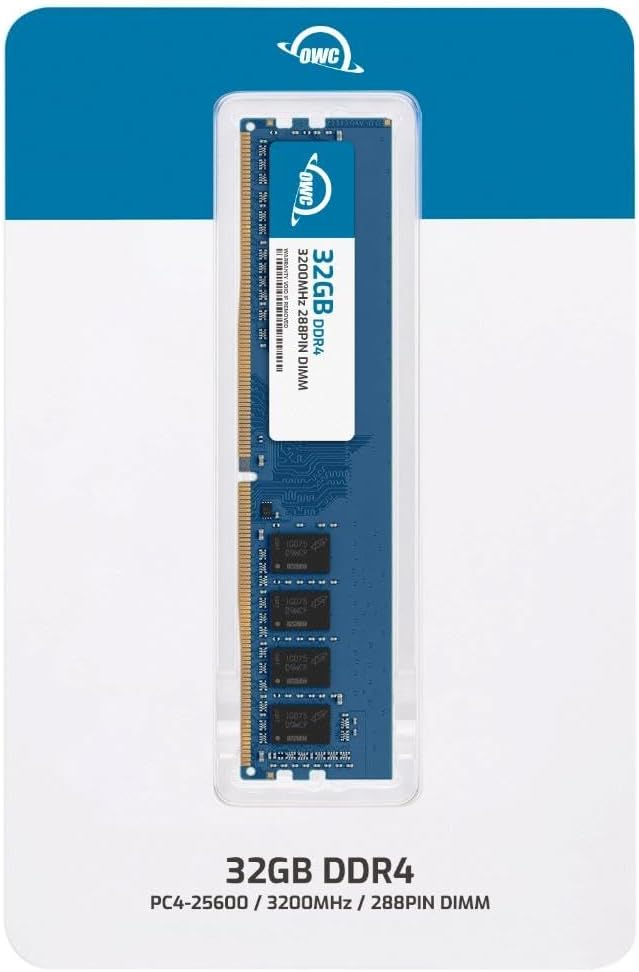 OWC 32GB DDR4 3200MHz PC4-25600 CL22 1.2V 288pin Non-ECC UDIMM Memory RAM Compatible with Dell Inspiron 3020 3020S 3880 3891 3910