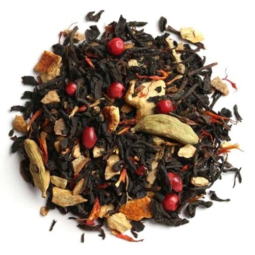Palais Des Thés - Chaï Impérial - Premium Black Chai Tea With Black Tea, Cardamom, Pink Peppercorns, Cinnamon, Ginger, And Orange Zest - 3.5Oz Loose Leaf Metal Gift Tin #TOP1