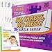AGREATLIFE New Improved 14 Sheets No Stress, No Mess Puzzle Saver - Stickier Than Ever - Glue for Puzzle: Securely Sticks: Permanent Puzzle Preservation Up to 2000-piece Work of Art