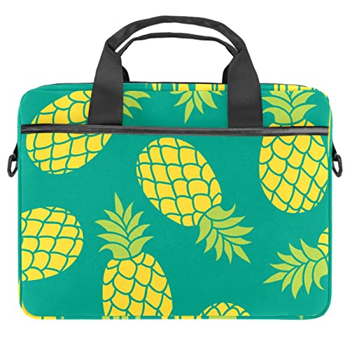 Sacoche pour ordinateur portable 13 14 pouces housse bandoulière motif ananas multicolore