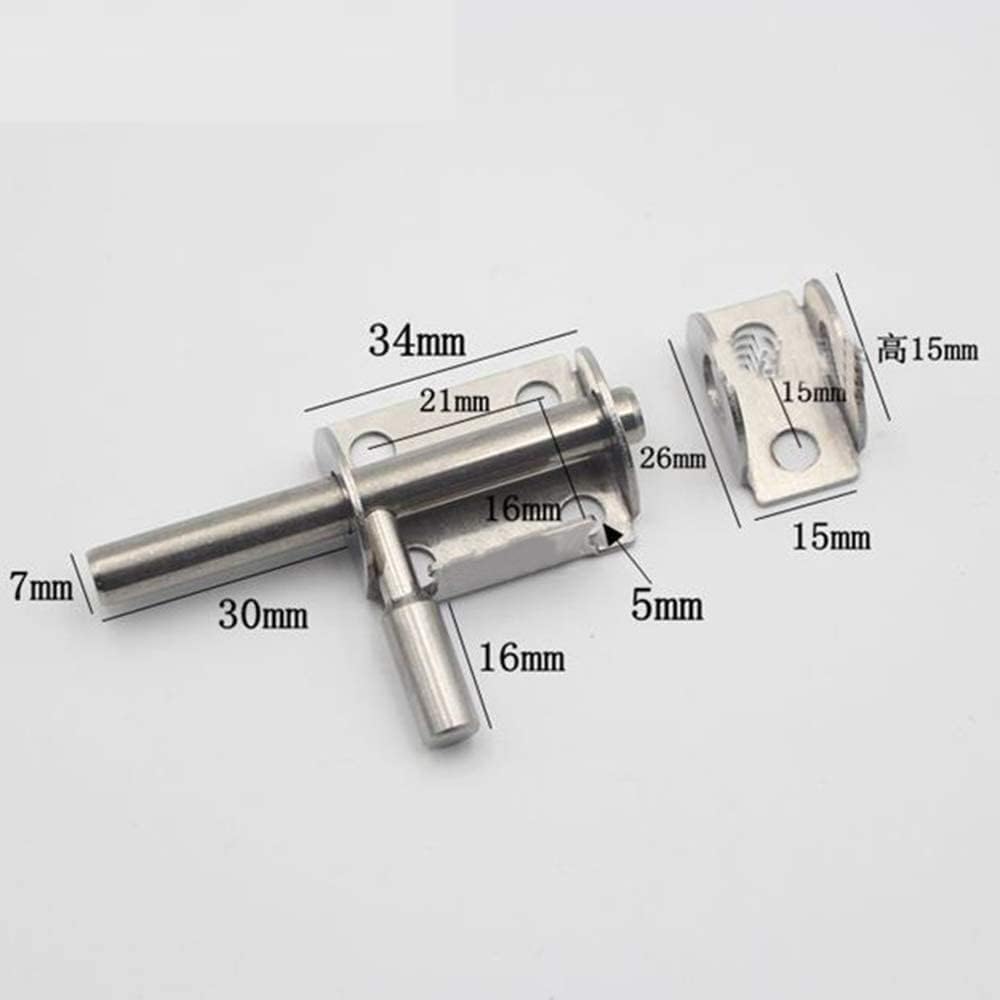 Bolt Lock Gate Bolt Latches Bolts Stainless Steel Sliding Gate Latch Bolt Slide Bolt Latch Door Lock with Barn Garage Door Lock Latch