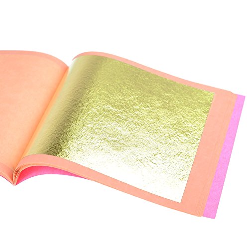 Barnabas Blattgold: 23K Gold Leaf Sheets [25 Sheets , 3.1 Inch] - Aka Gold Foil Sheets, Real Gold Leaf Sheets For Painting, Gold Leaf Sheets For Craft, Gold Leaf Foil Sheets, Gold Leaf For Art #TOP1