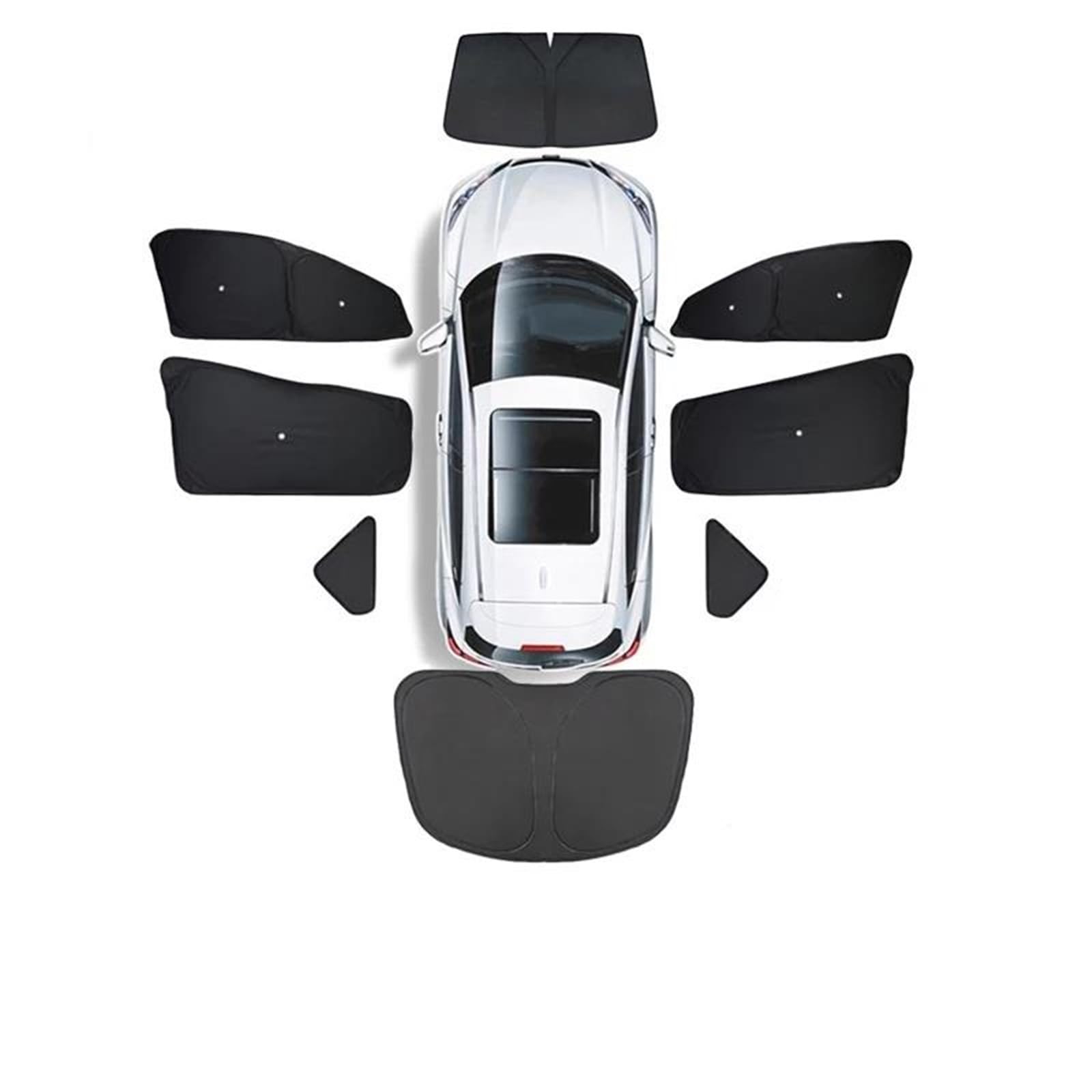Parasol Para Ventana Delantera Y Trasera Con Ventosa Para Tesla Para Model Y 2019-2024 Parasol Coche Magnético