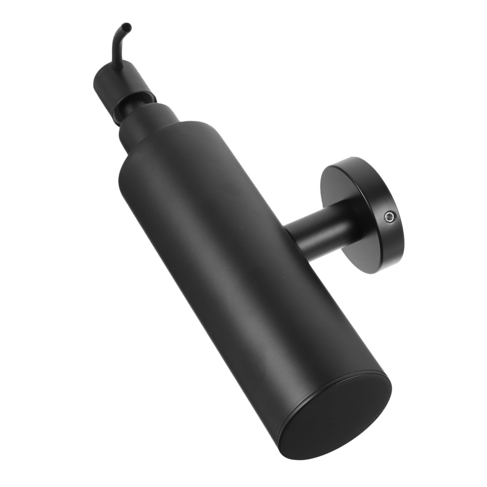 Cabilock Dispensador De Jabón Manual 200ml Acero Inoxidable Negro Botella De Champú