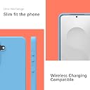 YATWIN Silicone Back Case for Samsung Galaxy S25 Plus, Soft-Touch Phone Back Cover for Samsung Galaxy S25 Plus - Sky Blue gallery image