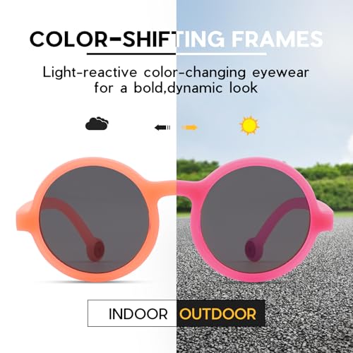 Image of EYEBUDDY Kids Toddler Sunglasses Age 2-4 /3-5 Boys Girls Polarized UV Protection Sun Glasses for Age 2-8