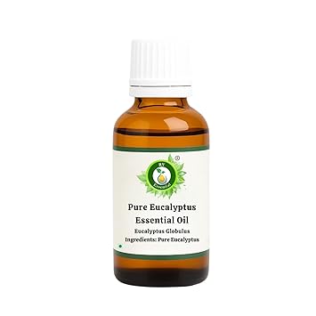 R V Essential Pure Eucalyptus Essential Oil 10ml- Eucalyptus globulus (100% Pure and Natural Therapeutic Grade)