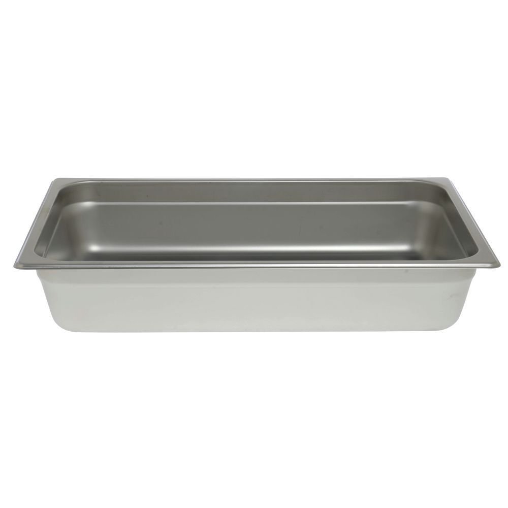 HUBERT Steam Table Pan Hotel Pan Full Size Stainless Steel - 4" D