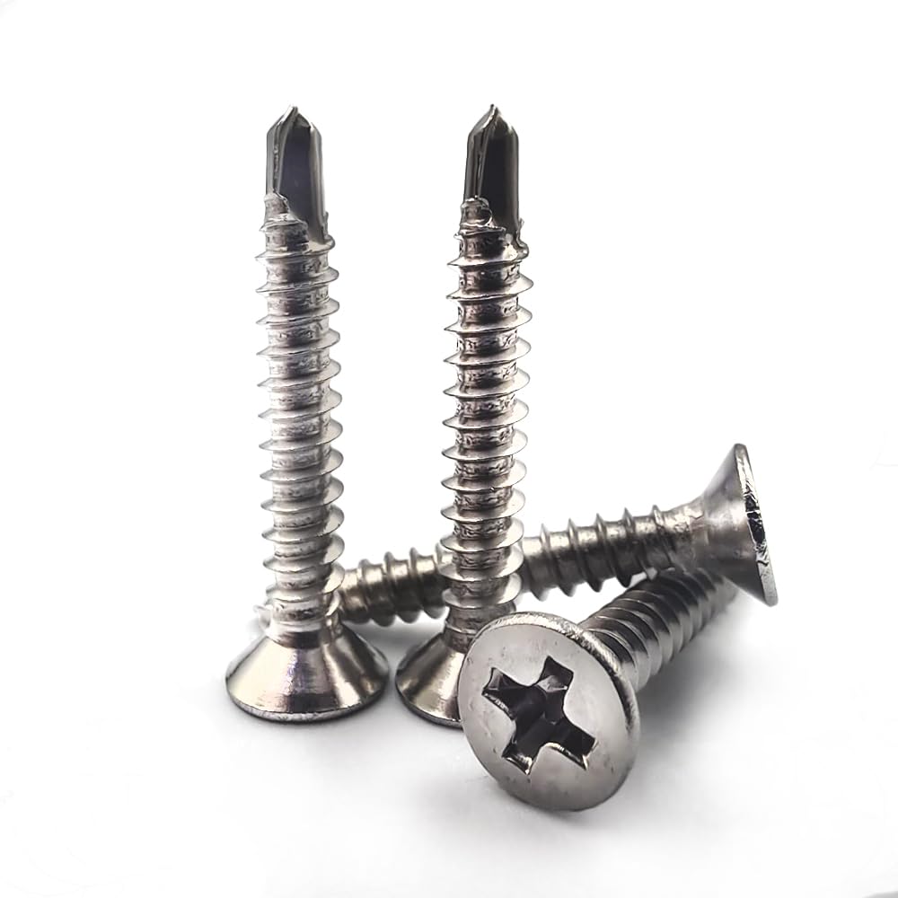 DIN 7504 A2 Form O Bohrschrauben Mit Blechschrauben-Gew., Mit Senkkop - Foto 6