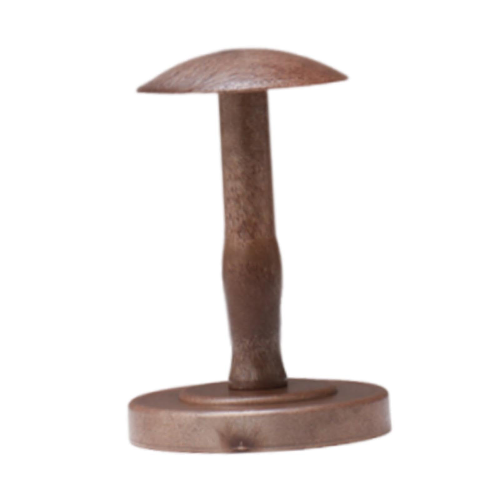 YIXANNX Stable Base Tabletop Hat Display Stand With for Creative Retro Look Suitable For Jewelry Earrings Accessories Organization Earrings Hats Display, wood, 15.5x23cm