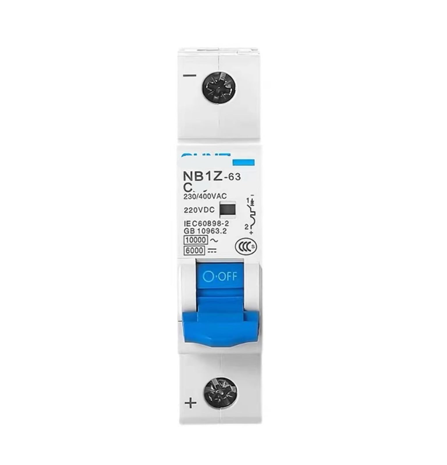 Disjoncteur 1Z-63 évitez les surcharges de votre interrupteur d'air solaire 1P AC DC220V 16A