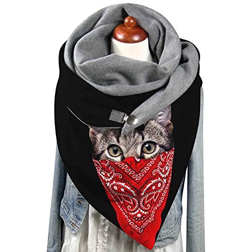Briskorry - Sciarpa da donna invernale, scialle da...