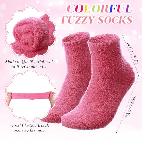 Image of Handepo 60 Pairs Women Fuzzy Socks Bulk