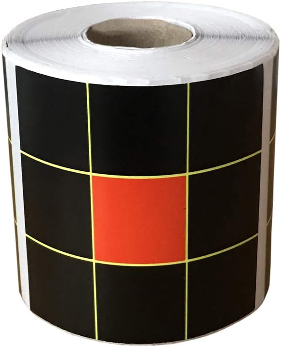 Pistep Splatter Shooting Targets 3 Inch Reactive Paper Target Stickers 250pcs Self Adhesive Target Roll for Indoor and Outdoor Range - BB Gun, Pellet Gun, Airsoft, Rifle : Sports & Outdoors