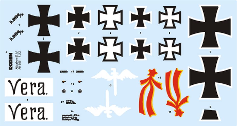 Amazon.co.jp: ローデン 1/32 第一次世界大戦 ドイツ空軍 アルバトロス