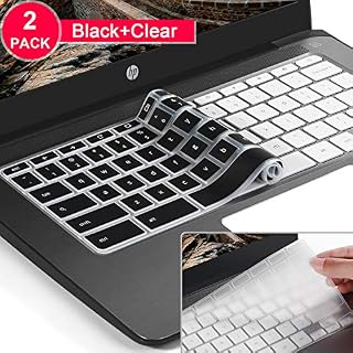 [2 Pack] Keyboard Cover for HP Chromebook 14 inch Touch-Screen,HP Chromebook 14-ca Series,14-ak