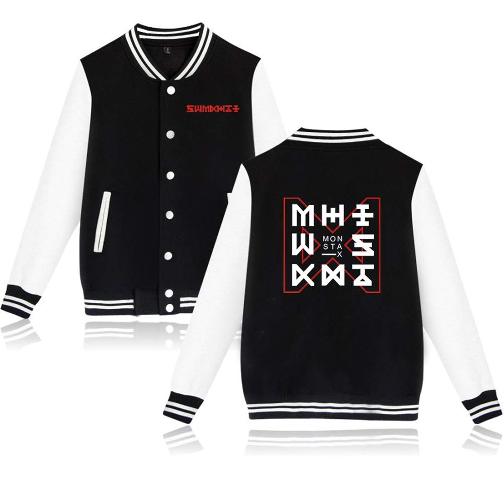 K-POP・アジア iKON Baseball jacket K-Pop Style Detachable 2-Piece Baseball Jacket and Pants