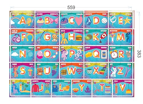 JOGO EDUCATIVO - JOGO DAS LETRAS MY LITTLE PONY