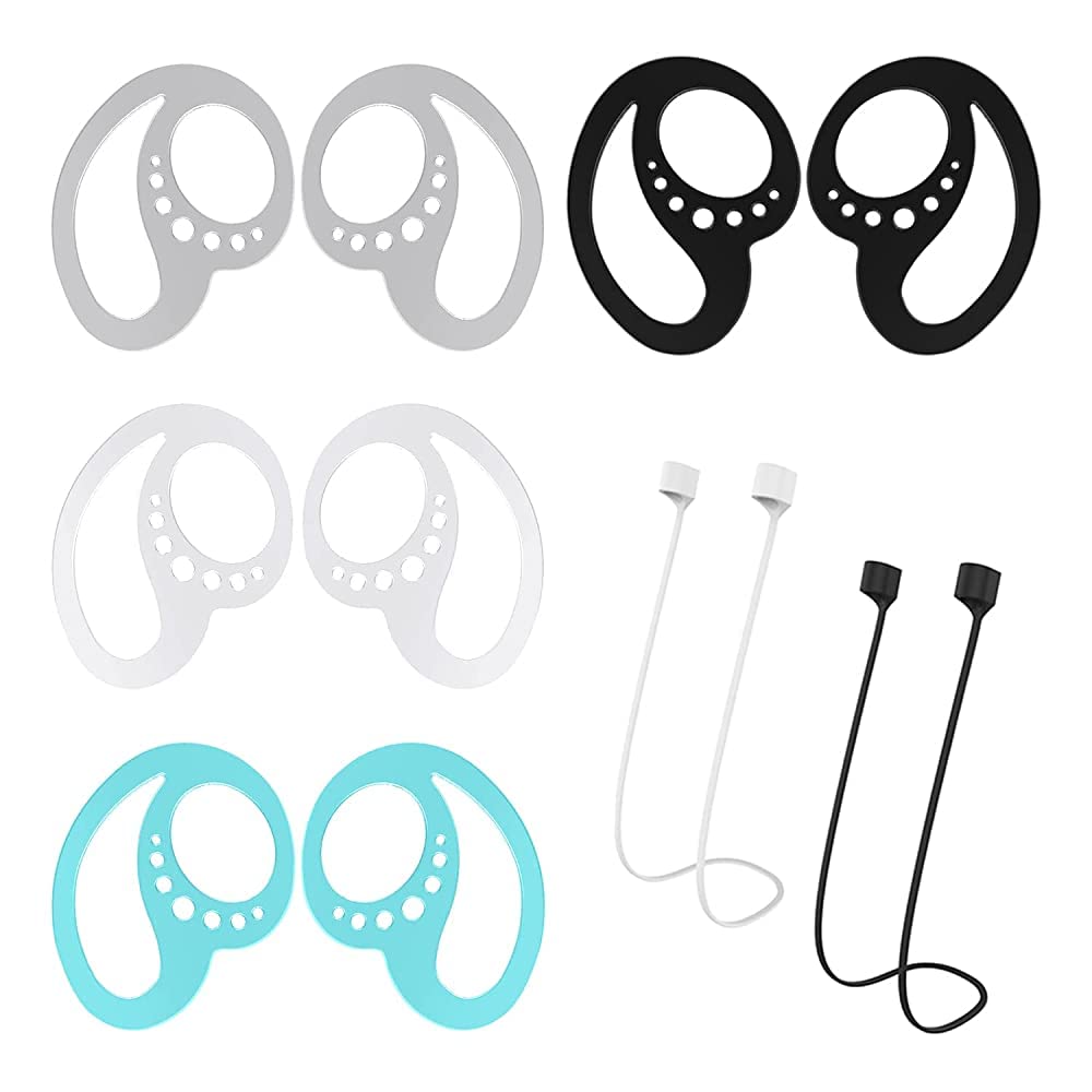 Ganci Anticaduta Per Auricolari Wireless | 2 Organizer E Cavo Antismarrimento - In Silicone Morbido - Foto 8