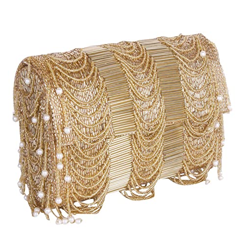 Image of SWISNI Stylish Allover Clutch Bag For Party, Wedding II Women's Traditional Designer Clutch For Women & Girls