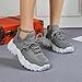 Women's Running Shoes Comfortable Cushion Breathable Walking Shoes Athletic Running Workout Gym Tennis Shoes Fashion Sneakers Grey