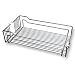 Produktbild 2 x Einhängeboden Einhängekorb für Kesseböhmer Hoch-Schrank Dispensa/Drahtkorb für 30er Apothekerschrank / 250 x 467 x 110 mm/Stahl Silbergrau (matt verchromt) von SO-TECH®