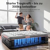 OlarHike Luftmatratze selbstaufblasend 140x200x46 cm Luftbett Gästebett – Ansicht 4