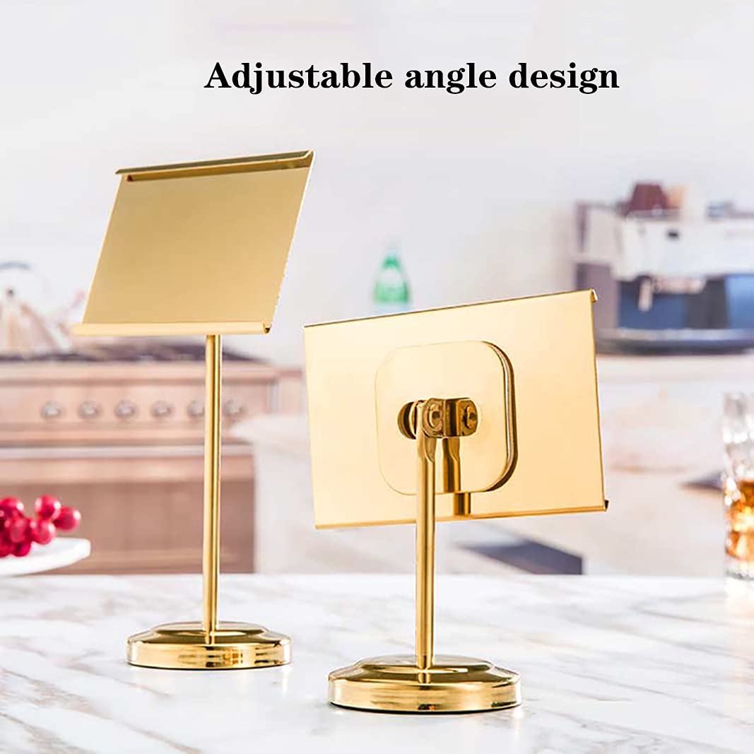 3 soportes para números de mesa, soporte para tarjetas, soporte de acero inoxidable, varios tamaños plateados, soportes para números de mesa de 4 pulgadas y 6 pulgadas para bodas/4 pulgadas (4 pulga