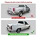 KUAFU Rear Roll Pan Bumper Compatible with 1988-1998 Chevy Chevrolet GMC C1500 C2500 C3500 K1500 K2500 K3500 for Fleetside/Styleside w/Light & Box Steel