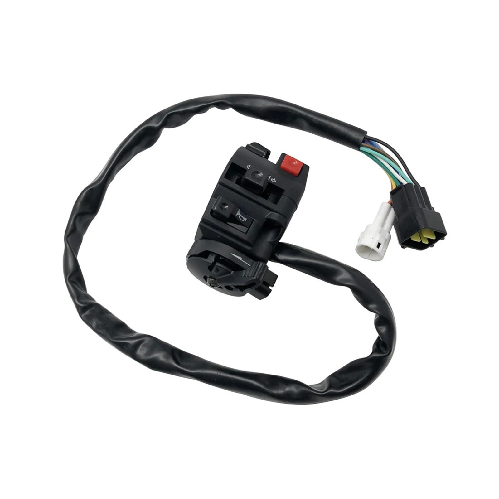 Interruptor de manillar izquierdo resistente para ATV JS250 recambio de alta durabilidad 250cc 7