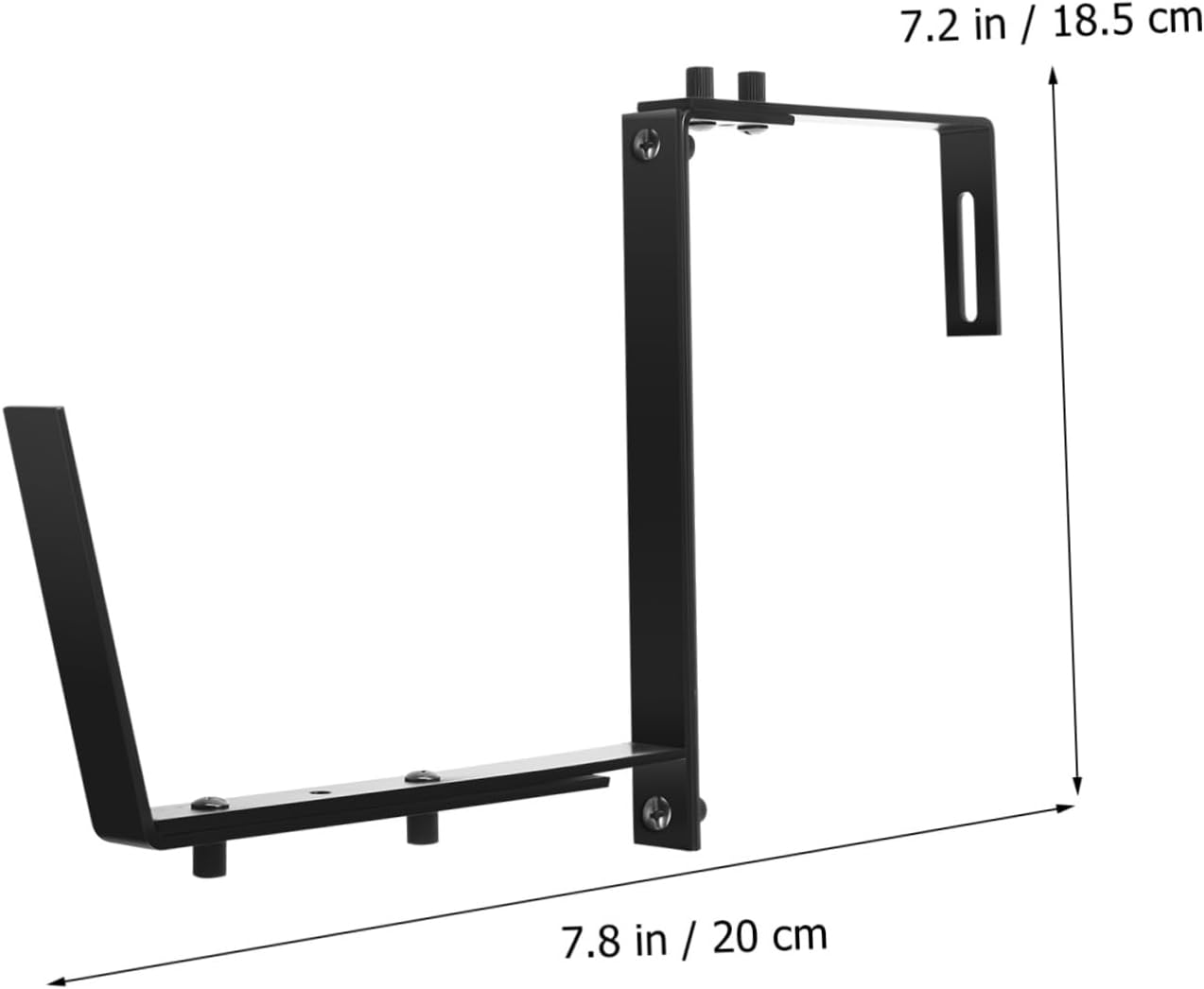 4pcs Adjustable Railing Planter Bracket Deck Flower Box Mounting Holders for Balcony and Window Secure and Sturdy Planter Support for Outdoor Use