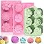 3pcs-Mixed color flower mold