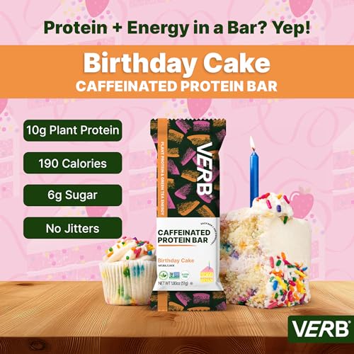 Verb Energy Barras Proteicas Caffeinadas 51g Pack 12 miniatura 3