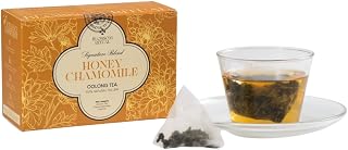 BLOSSOM RITUAL Honey Chamomile – Floral Oolong Tea Loose Leaf – 20 Natural Based Pyramid Bags – Serve Upto 60 cups – Support Metabolism & Better Sleep | 2.65oz
