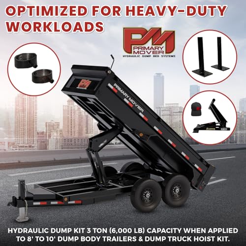 3 Ton (PF-310) Trailer Hydraulic Scissor Kit (6,000 lb) | Hoist Only | Truck Hydraulic Dump Hoist Kit (PF-310-HOC)