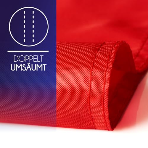 Premium Spanien Flagge 90×150 cm aus Polyester mit Messingösen