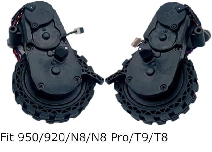 Robot Vacuum Cleaner Original Wheel - Left Or Right Wheel, Compatible with ECOVACS DEEBOT OZMO 950, 920, N8, N8 Pro, T9, T8(Wheel Set)