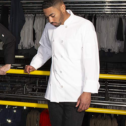 Uncommon Threads Mens Unisex Uncommon Chef Coat Shirt, White, X-Large Us #TOP4