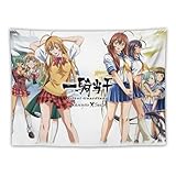 タペストリー 一騎当千 そんさく はくふ りょもう しめい アニメ 壁掛け ポスター 大判 装飾布 模様替え 装飾画 布ポスター アートパネル 取り付けやすい キャンバス印刷 壁アート インテリア 新居祝い 多機能 ベッドカバー 窓カーテン 間仕切り おしゃれ 贈り物 30inchx40inch