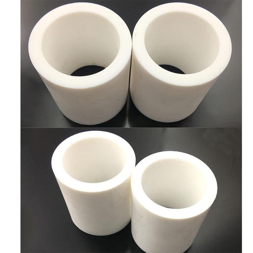 White Polytetrafluoroethylene Hollow Rod Environment-friendly Non-toxic DIY PTFE Sleeve/diameter 12~25mm Hole 5~20mm PTFE Bar, 1pcs (Diameter : OD24mm hole18mm, Length : 20cm)
