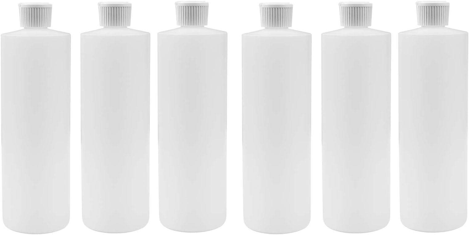 Square Clip Top Bottles-Set of 6 (2 each of 9oz, 16oz, 34oz)