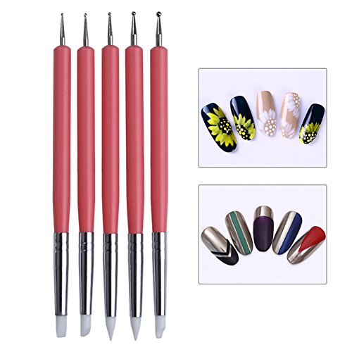 Coulorbuttons 5 pezzi in silicone dual-ended