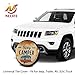 NELife Tire Cover Happy Camper Camping Polyester Wheel Tire Cover Potable Universal Wheel Covers Powerful Waterproof Tire Cover Fit for Jeep Trailer RV SUV Truck Trailer Accessories (14-17 in)