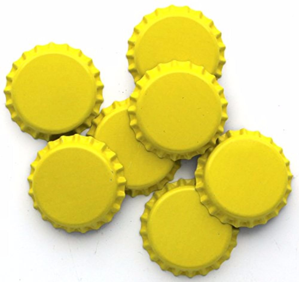 Crown Caps with Oxy-Liner-576 Caps (Yellow)