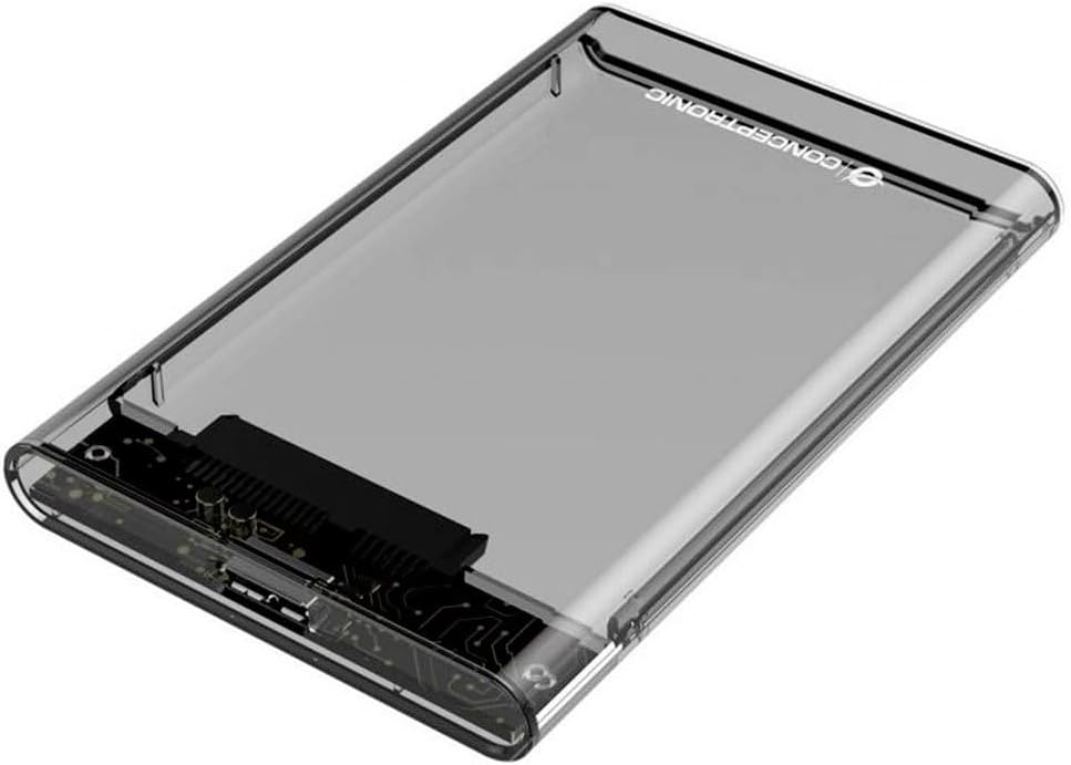 Conceptronic Caja Externa HDD USB 3.0 Transparente