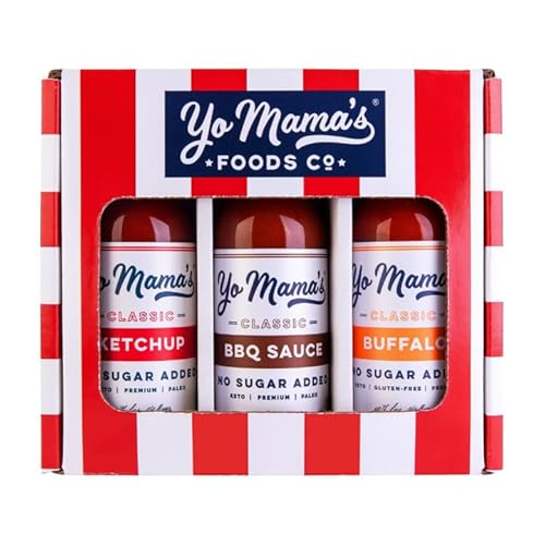 Yo Mama’s Foods Low Carb Condiments Gift Set | Includes
