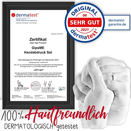 Handabdruck Set GipsME 3D für Paare
