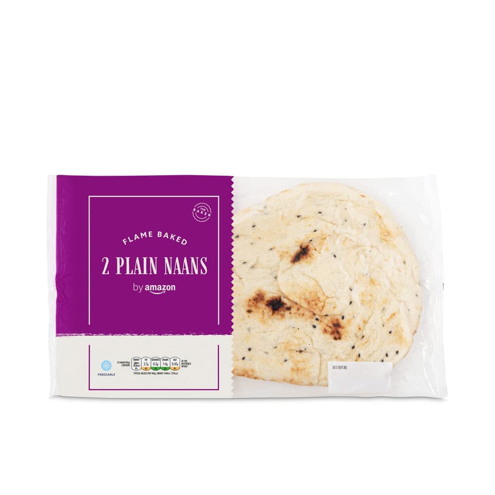 by Amazon 2 Plain Naans, 240g