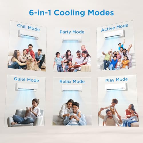 Image of Midea 2Ton 3S,New Star rated, Wi-Fi AI Inverter Split AC(Copper,Convertible Gear 6-in-1 with Smart Wi-Fi,Turbo Mode, Auto Clean & HD+PM 2.5 Filter,Santis Max DLX Wi-Fi - MAI24SD3R36W0, White)