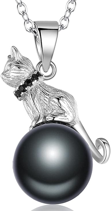 Amazon.com: Canrtora Cat Necklace for 
